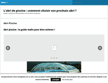 Tablet Screenshot of l-abri-de-piscine.fr